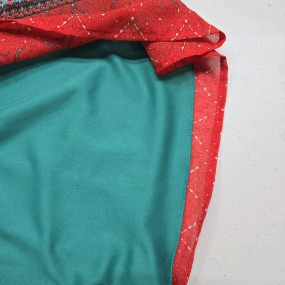 Accidentally In Love Dress Womens Small Multicolor Geometric Boho Hippie Tank - Picture 8 of 10